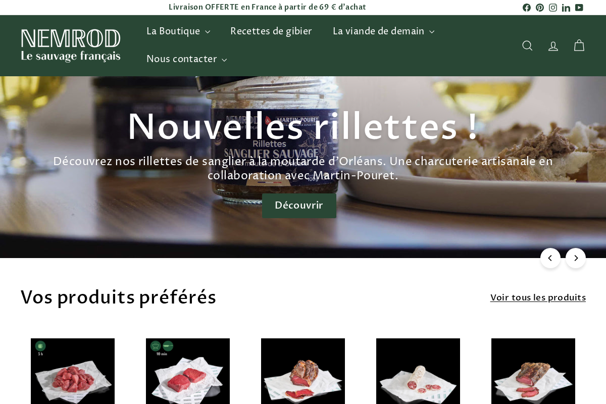 Nemrod.co homepage screenshot
