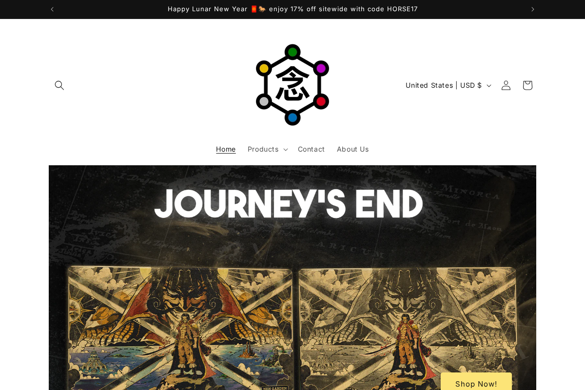 nengarden.com homepage screenshot