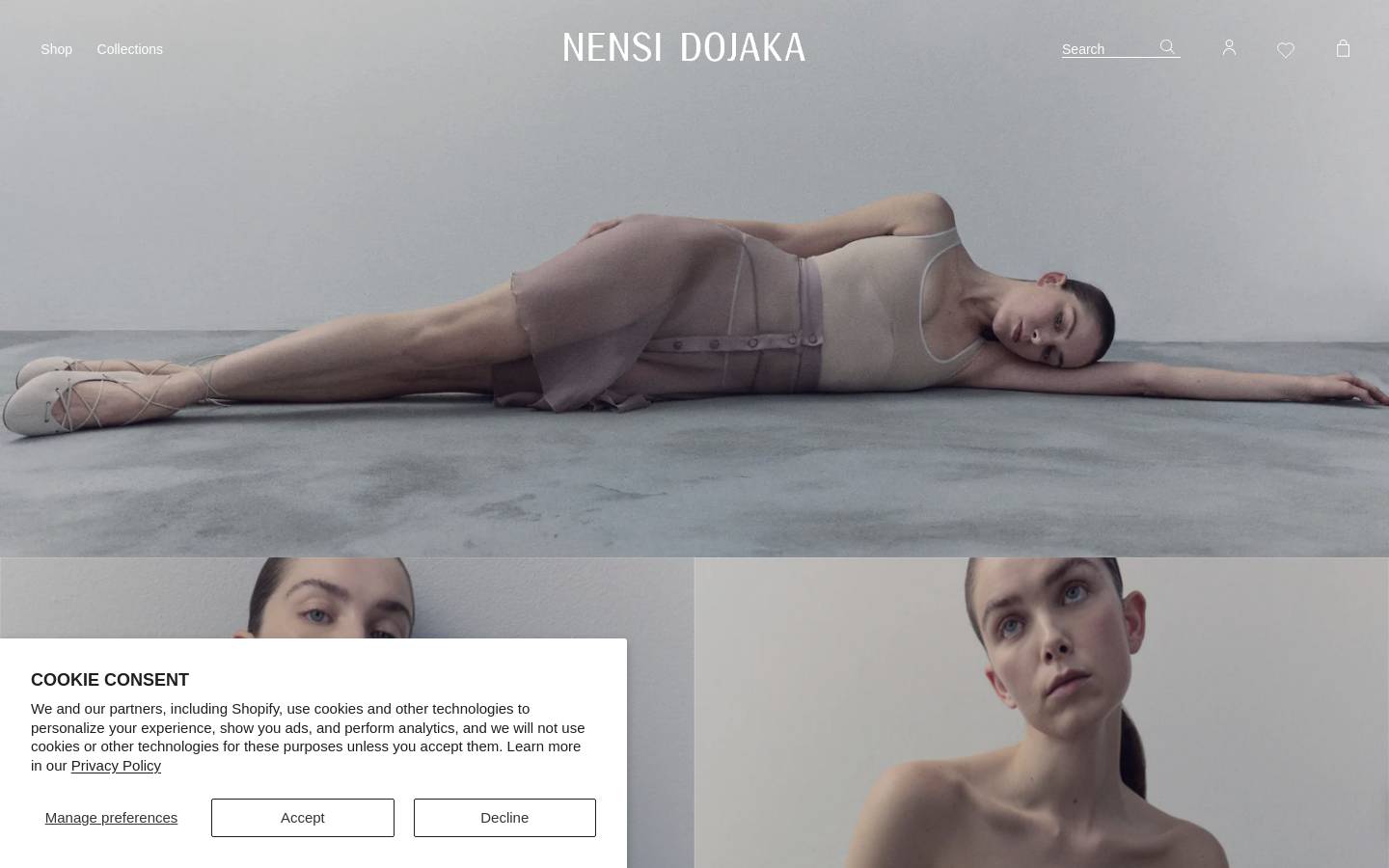 nensidojaka.com homepage screenshot