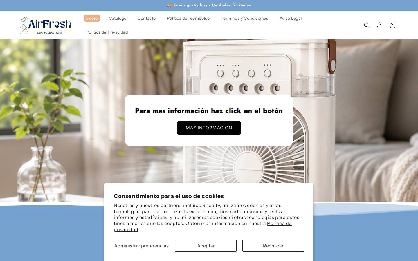 neobump.store homepage screenshot