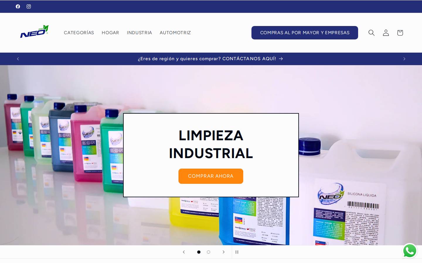 neochile.cl homepage screenshot