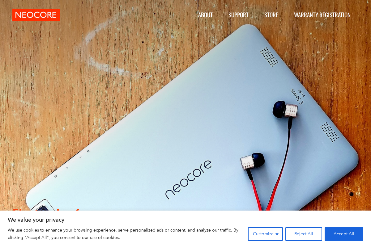 N-Store  homepage screenshot