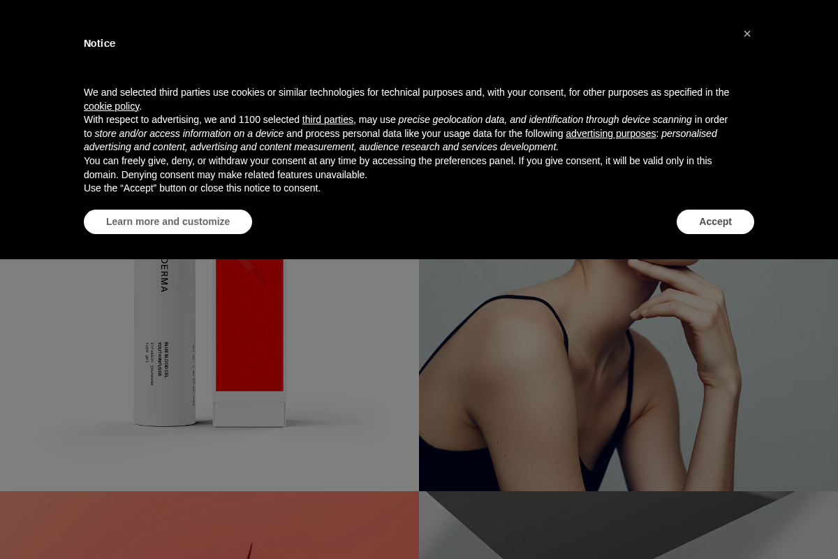 Neoderma homepage screenshot