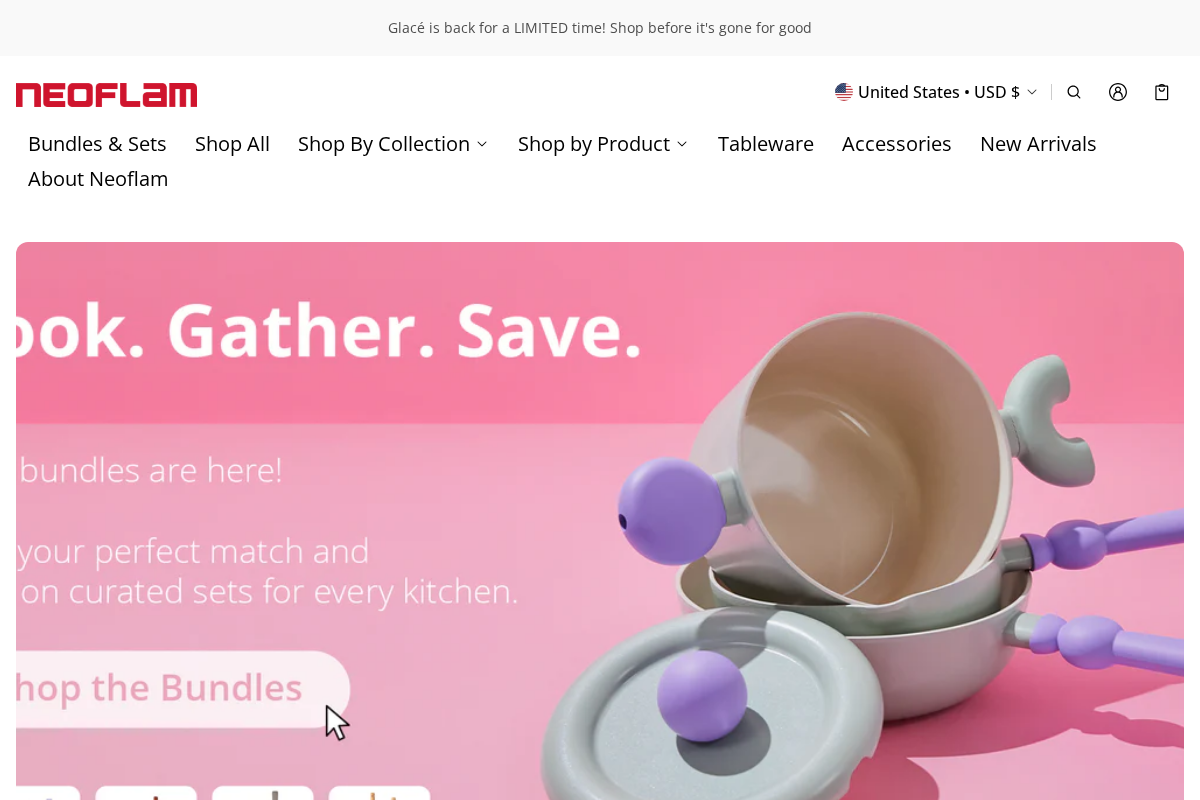 NEOFLAM AMERICAS homepage screenshot