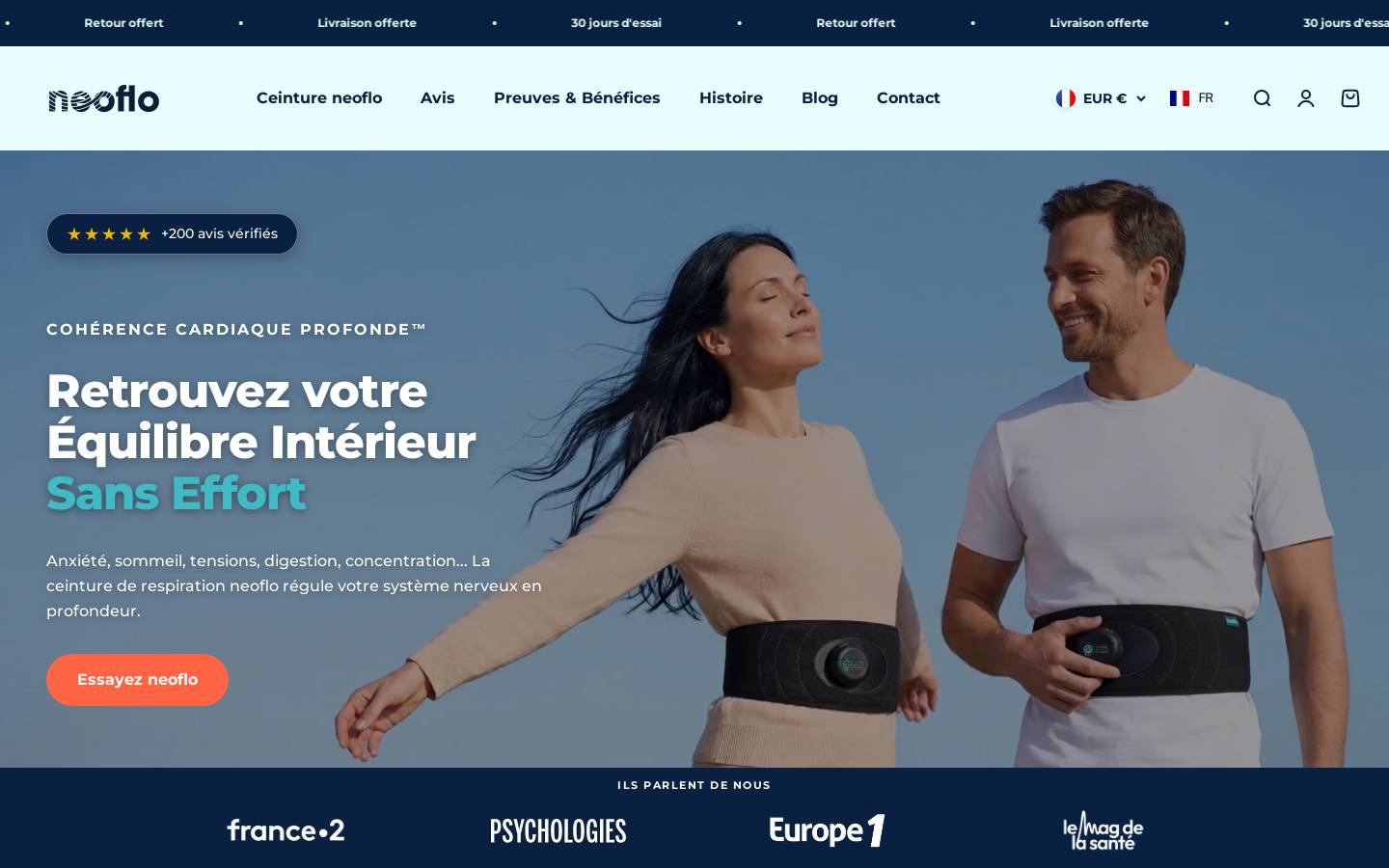 neoflo.co homepage screenshot
