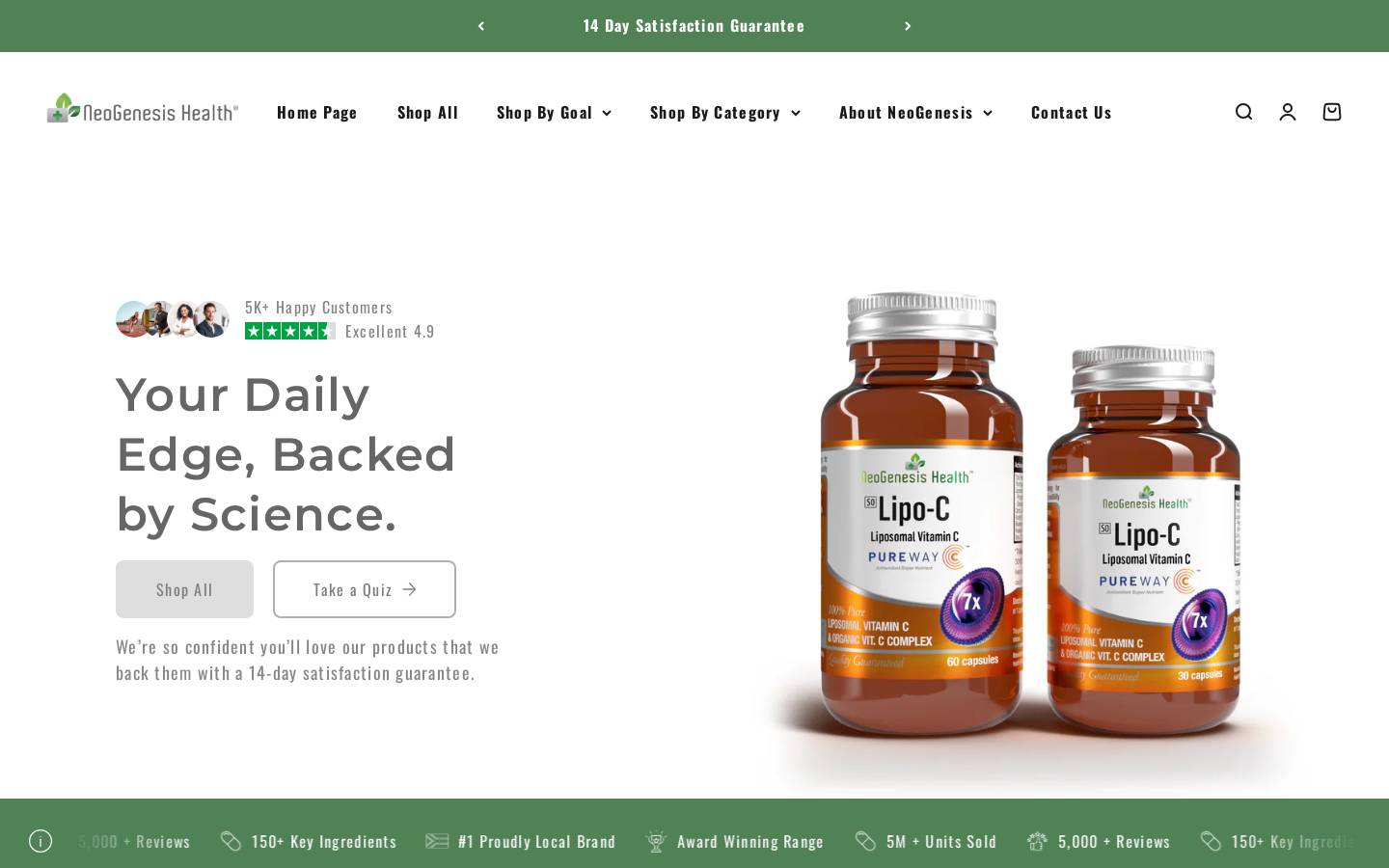neogenhealth.com homepage screenshot