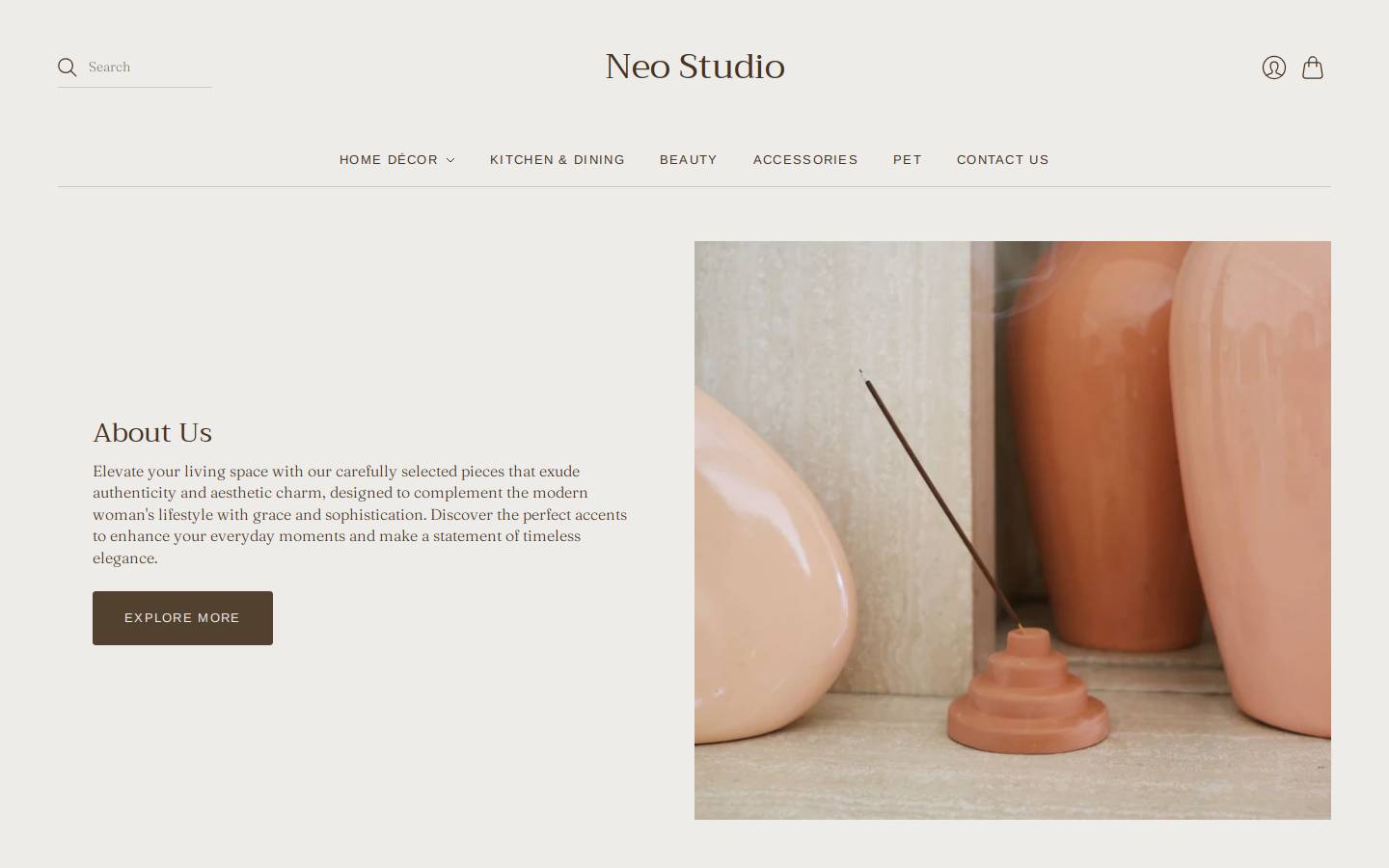 neographyla.com homepage screenshot