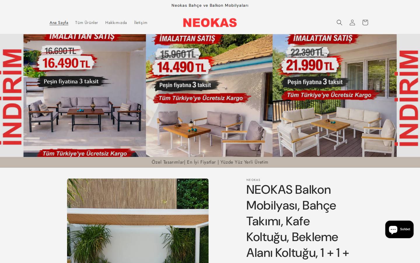 neokas.com homepage screenshot