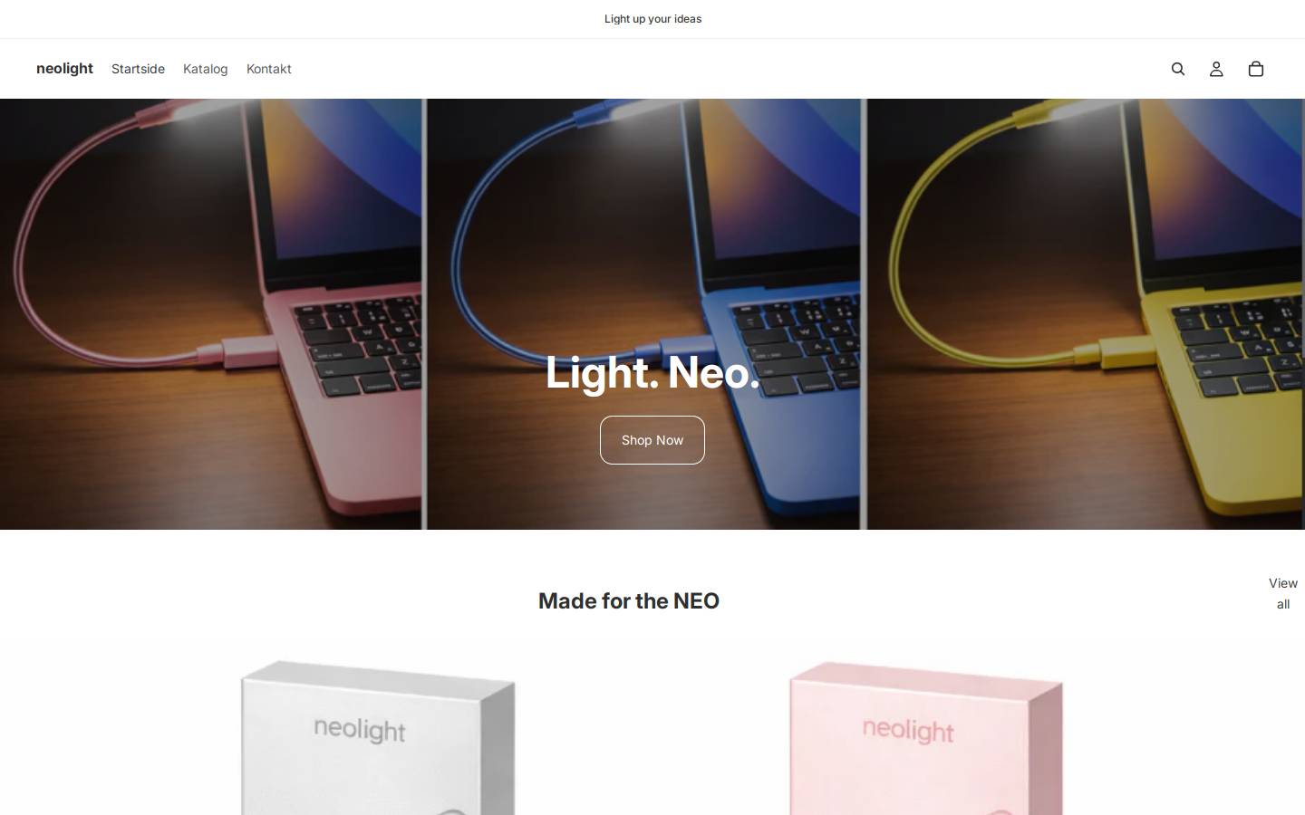neolightmod.com homepage screenshot