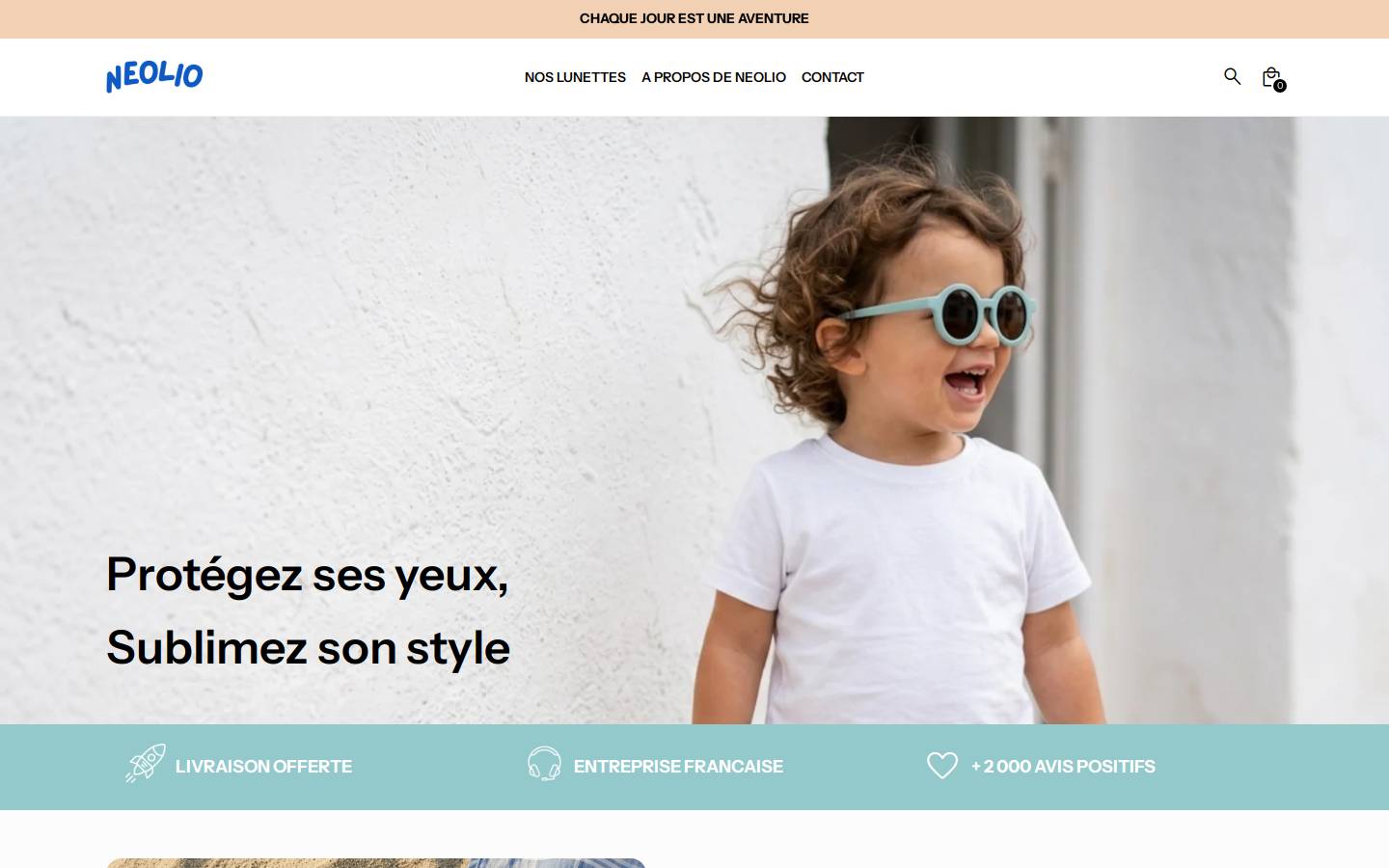 neolio.co homepage screenshot