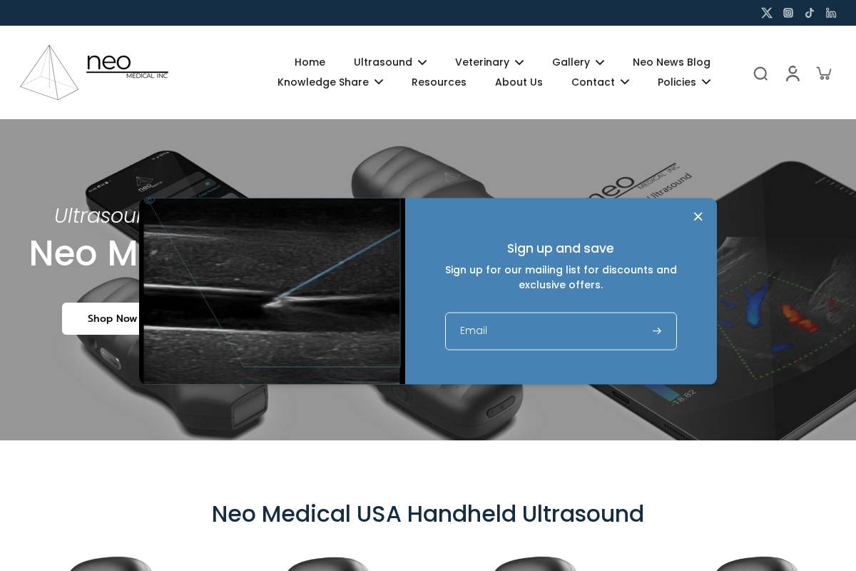 neomedicalusa.com homepage screenshot