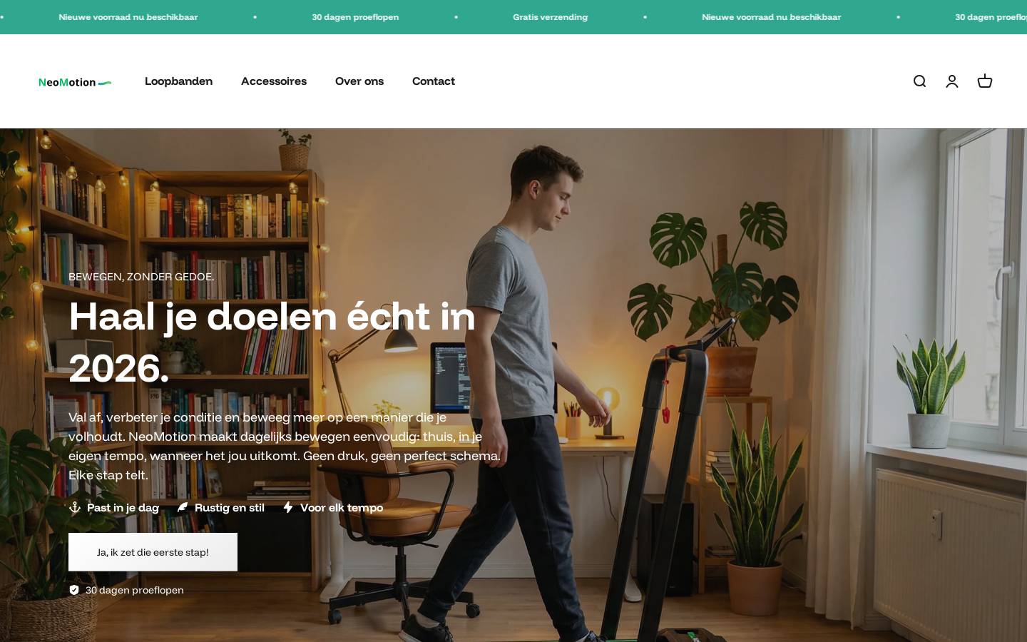 Neomotion homepage screenshot