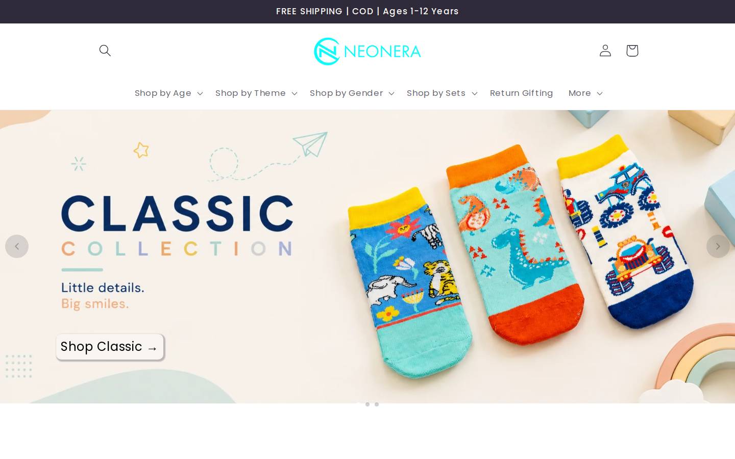 neonera.in homepage screenshot