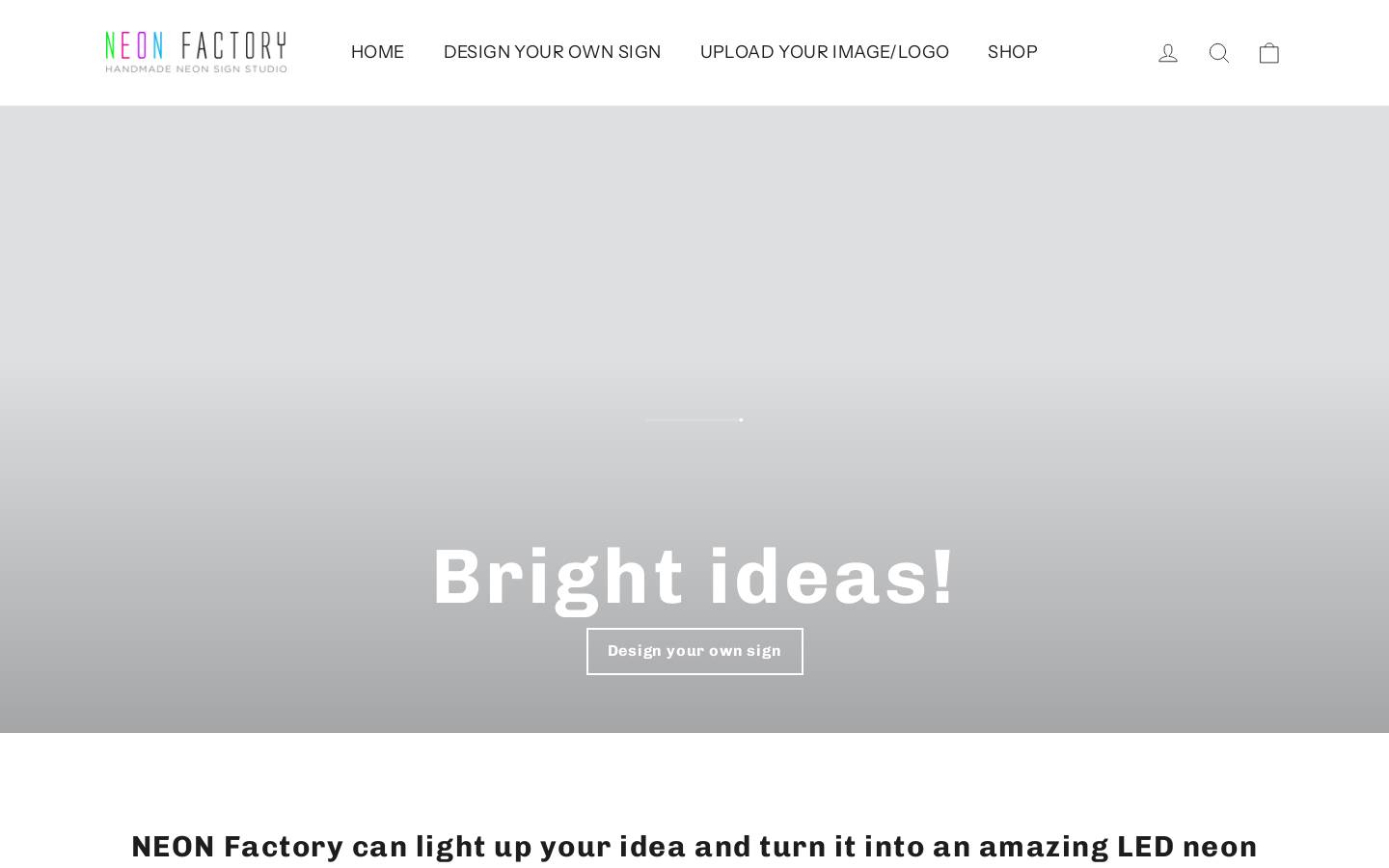 neonfactorypr.com homepage screenshot