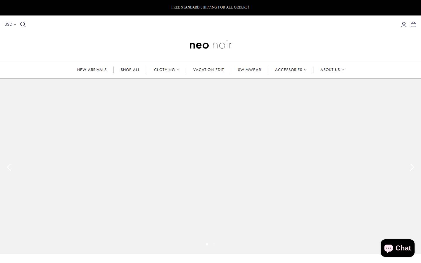 neonoirnyc.com homepage screenshot