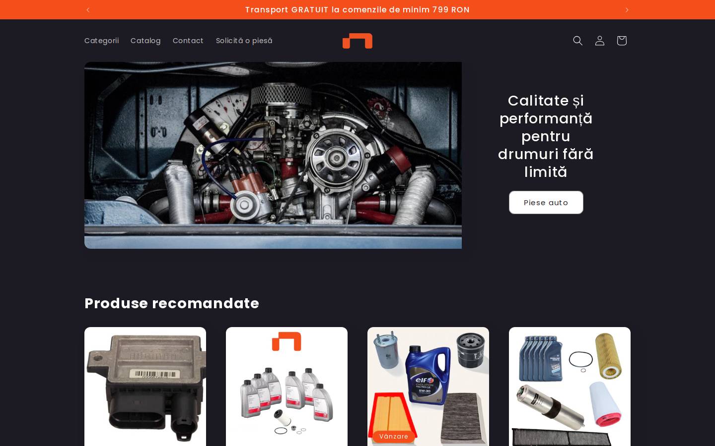 neopart.ro homepage screenshot