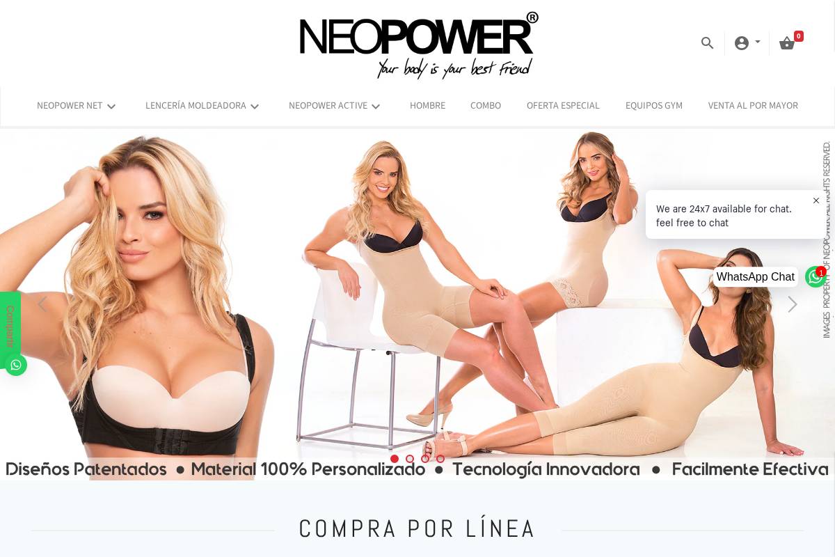 neopowershaper.com homepage screenshot
