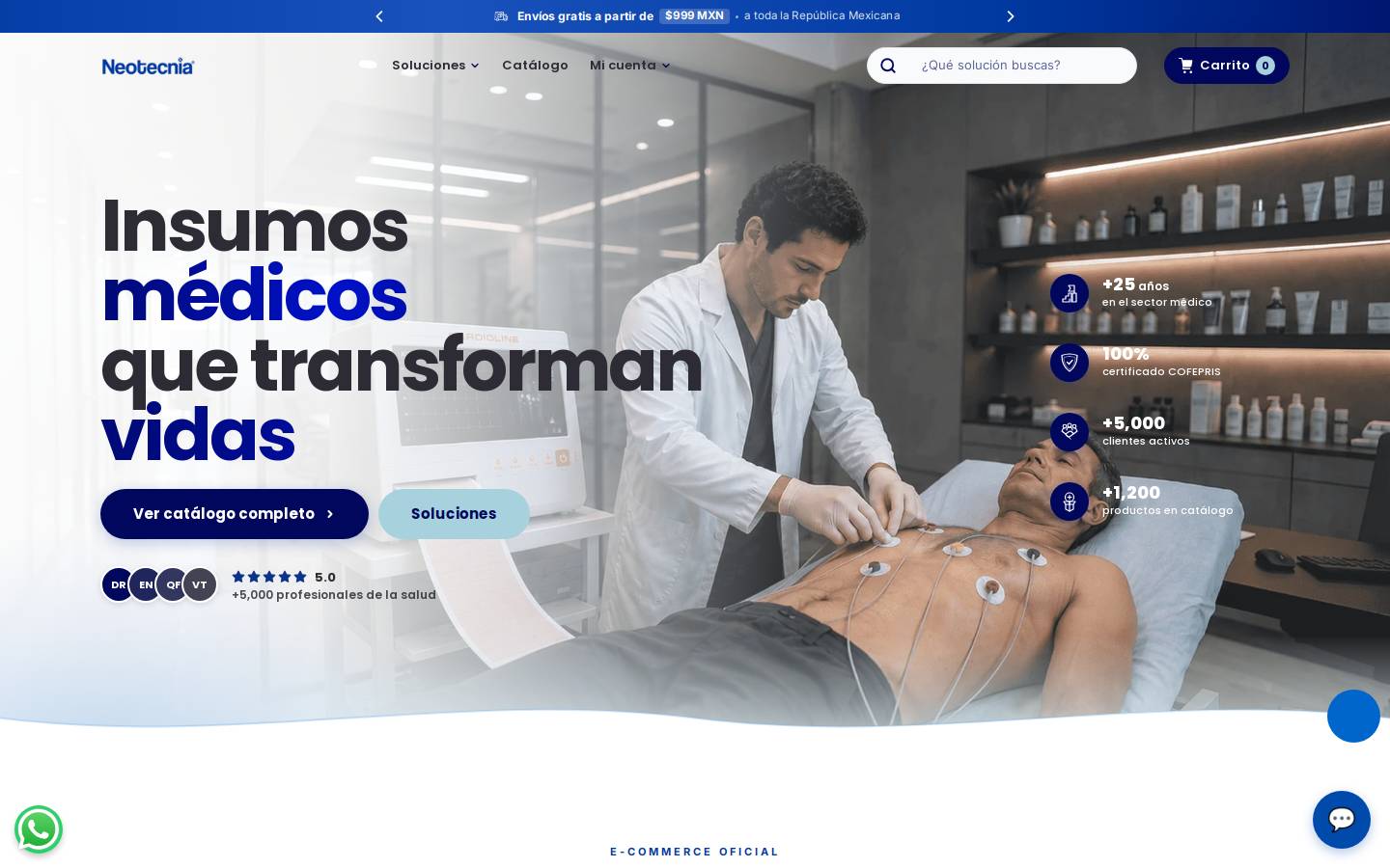 neotecnia.mx homepage screenshot