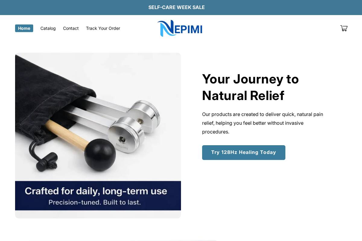 nepimi.com homepage screenshot