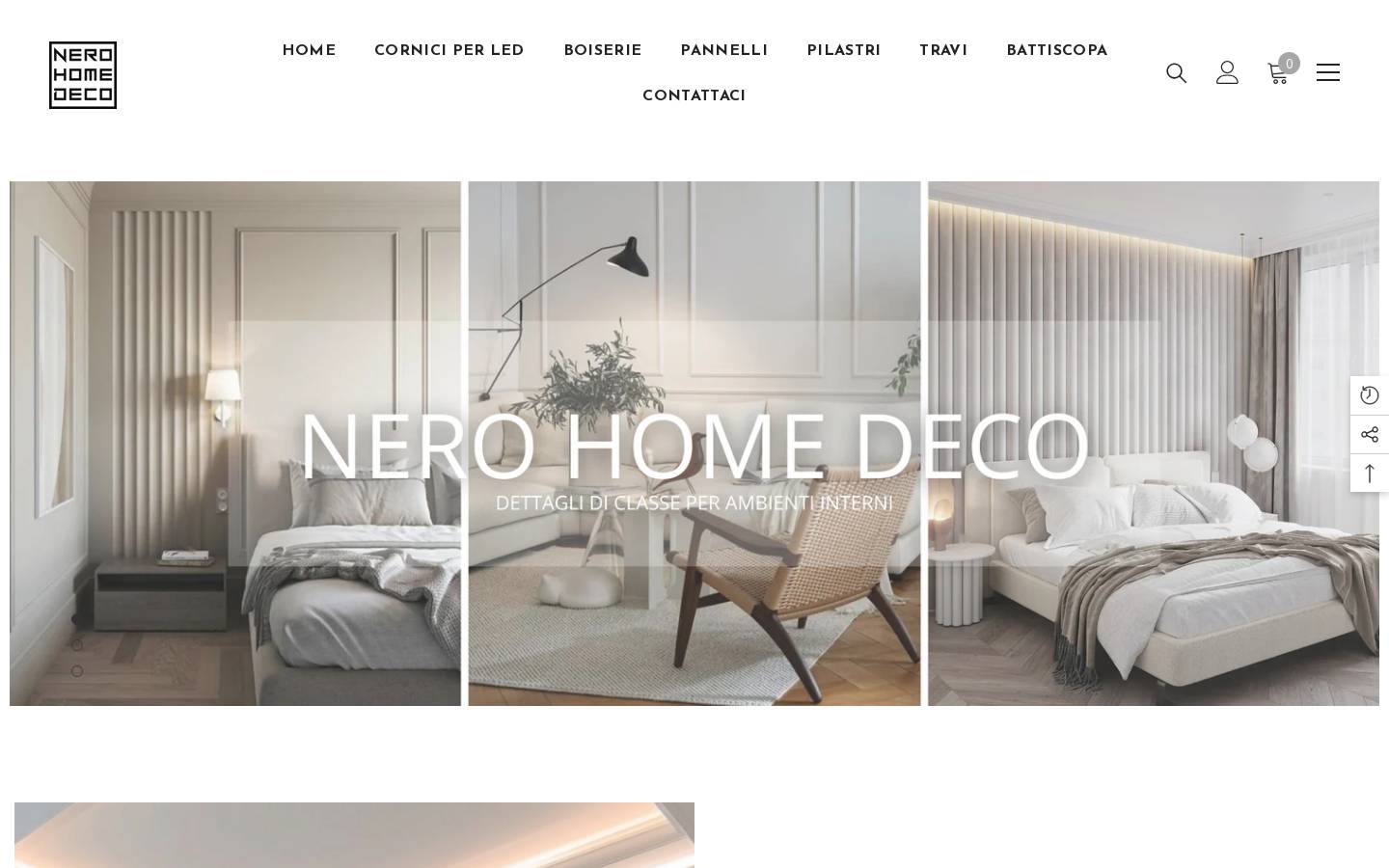 nerohomedeco.com homepage screenshot