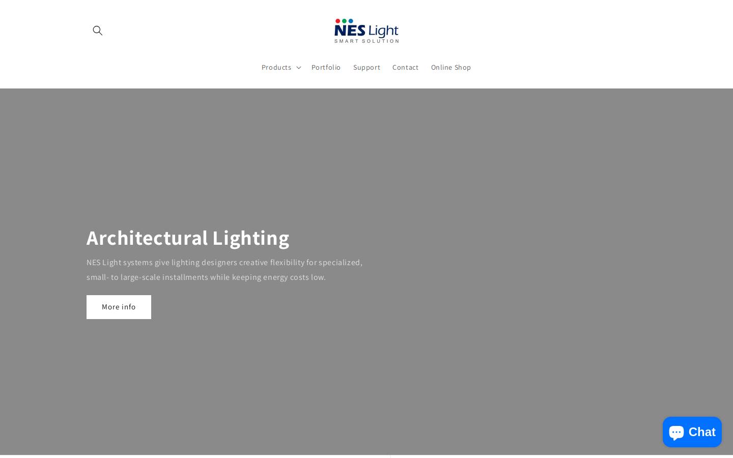 neslight.com homepage screenshot
