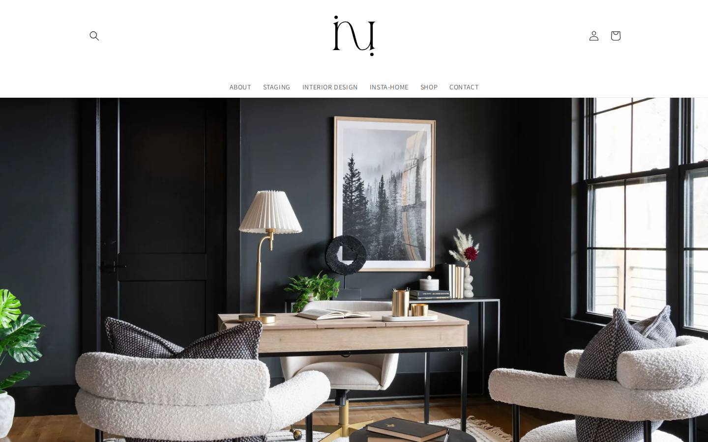 nestainteriors.com homepage screenshot