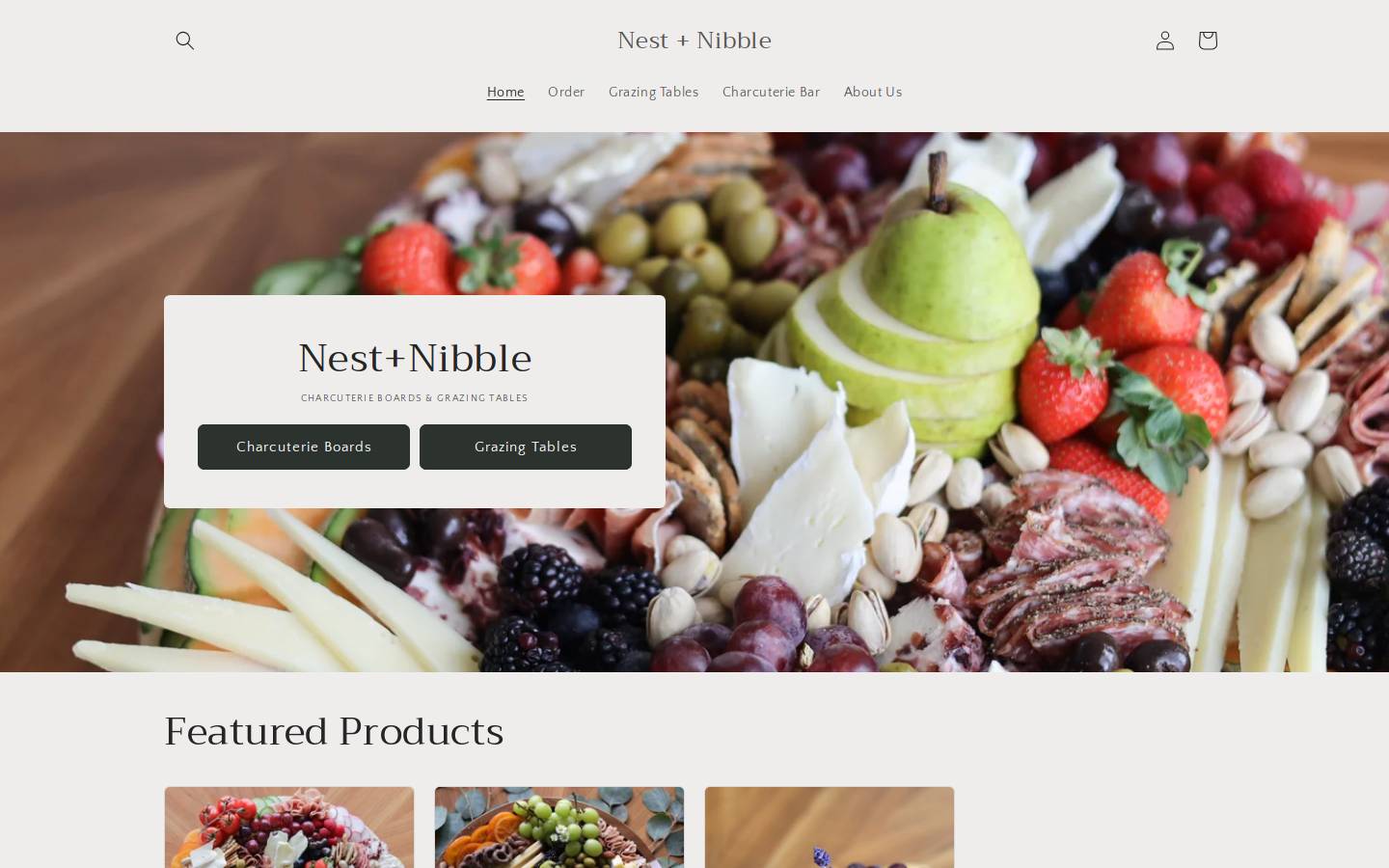 nestandnibble.co homepage screenshot