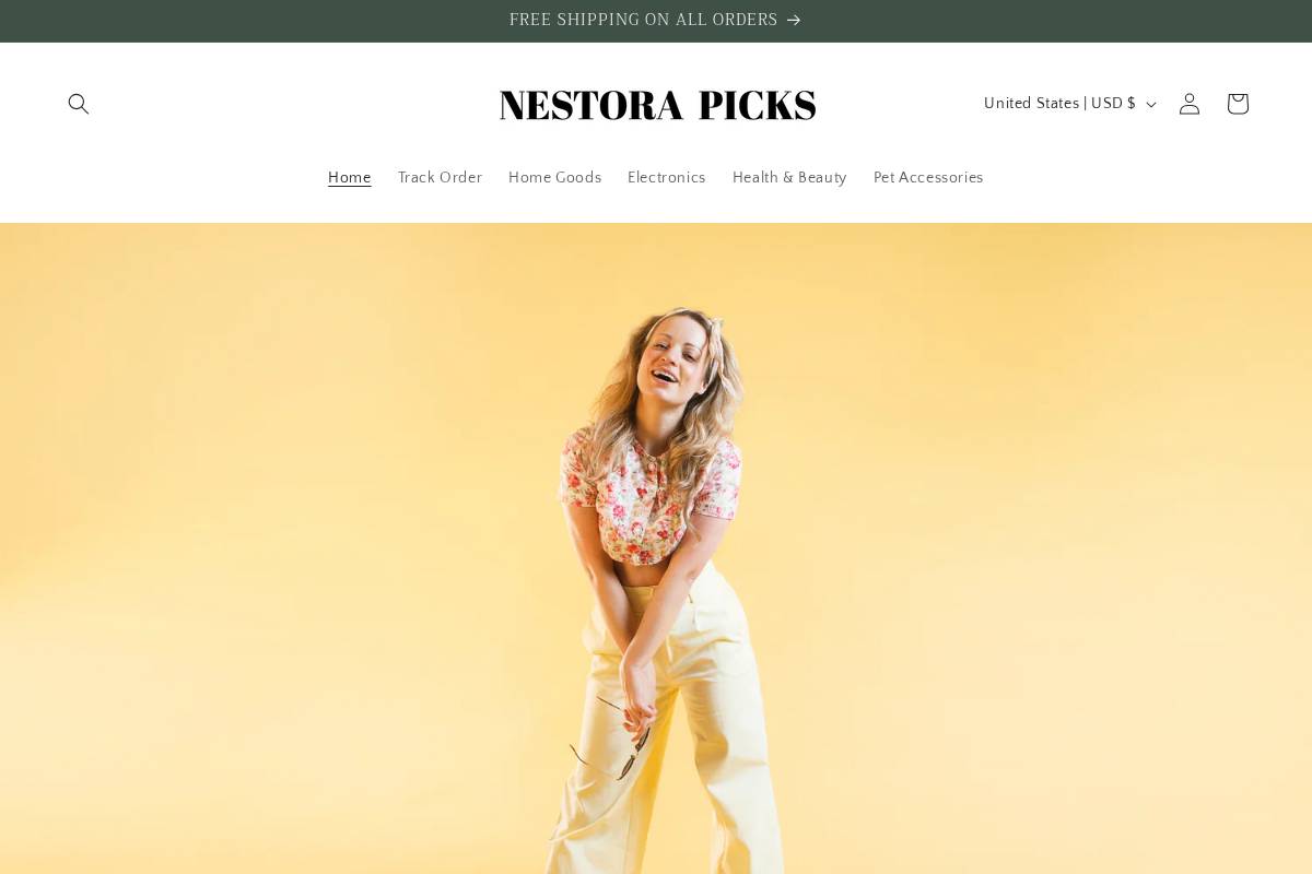 nestorapicks.com homepage screenshot