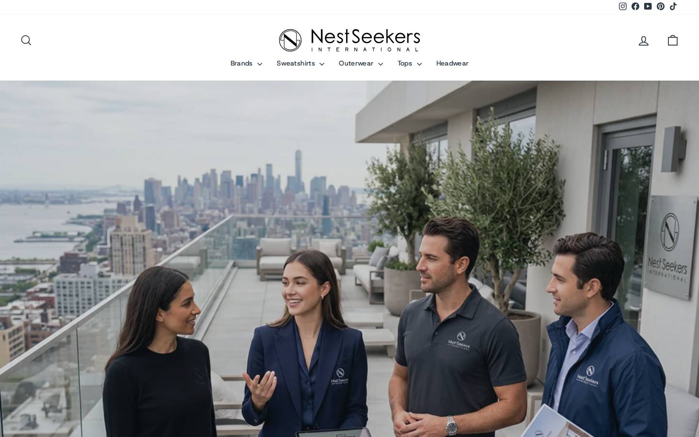 Nest Seekers UK homepage screenshot