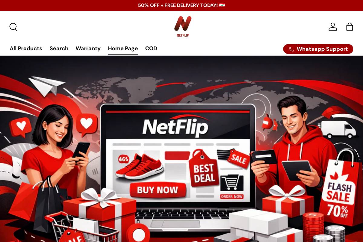 netfliponline.com homepage screenshot