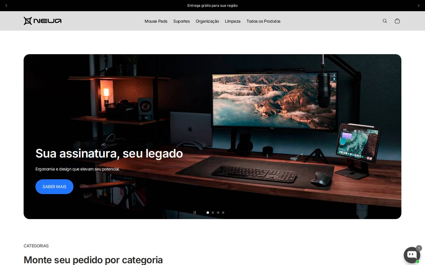 neua.com.br homepage screenshot