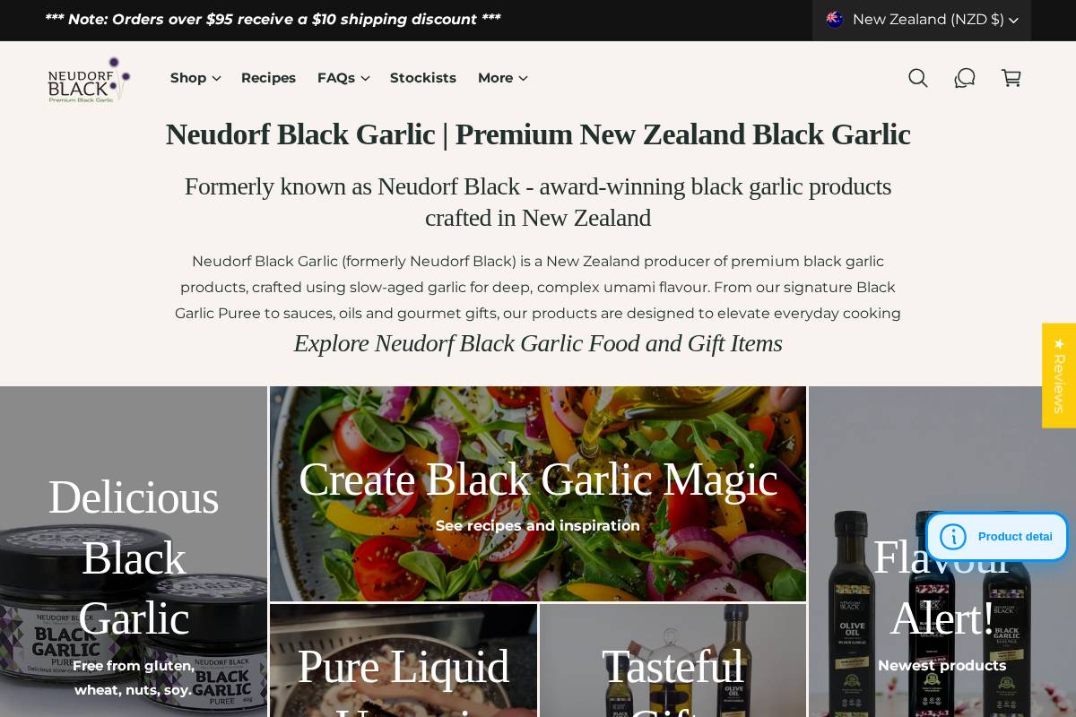 neudorfblack.co.nz homepage screenshot