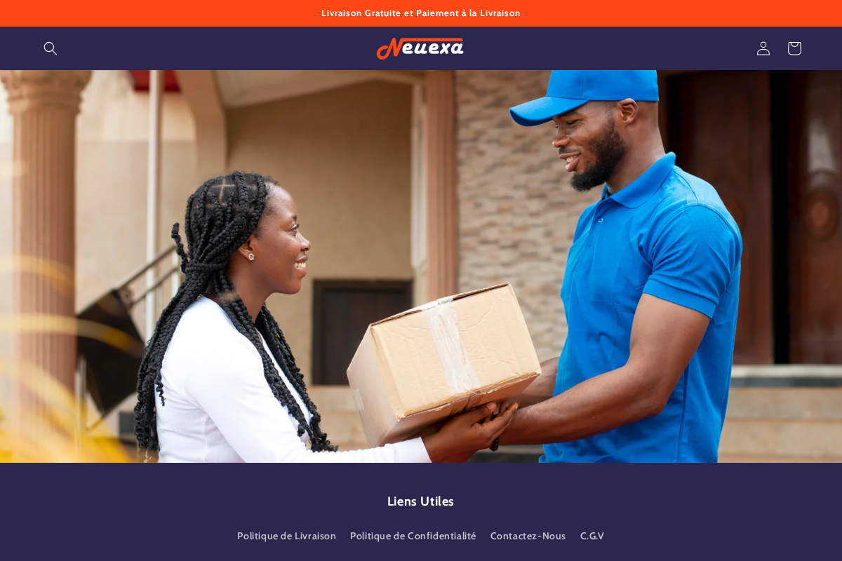 Neuexa homepage screenshot