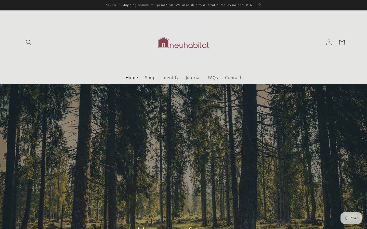 neuhabitat.com homepage screenshot