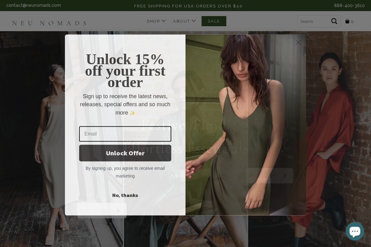 neunomads.com homepage screenshot