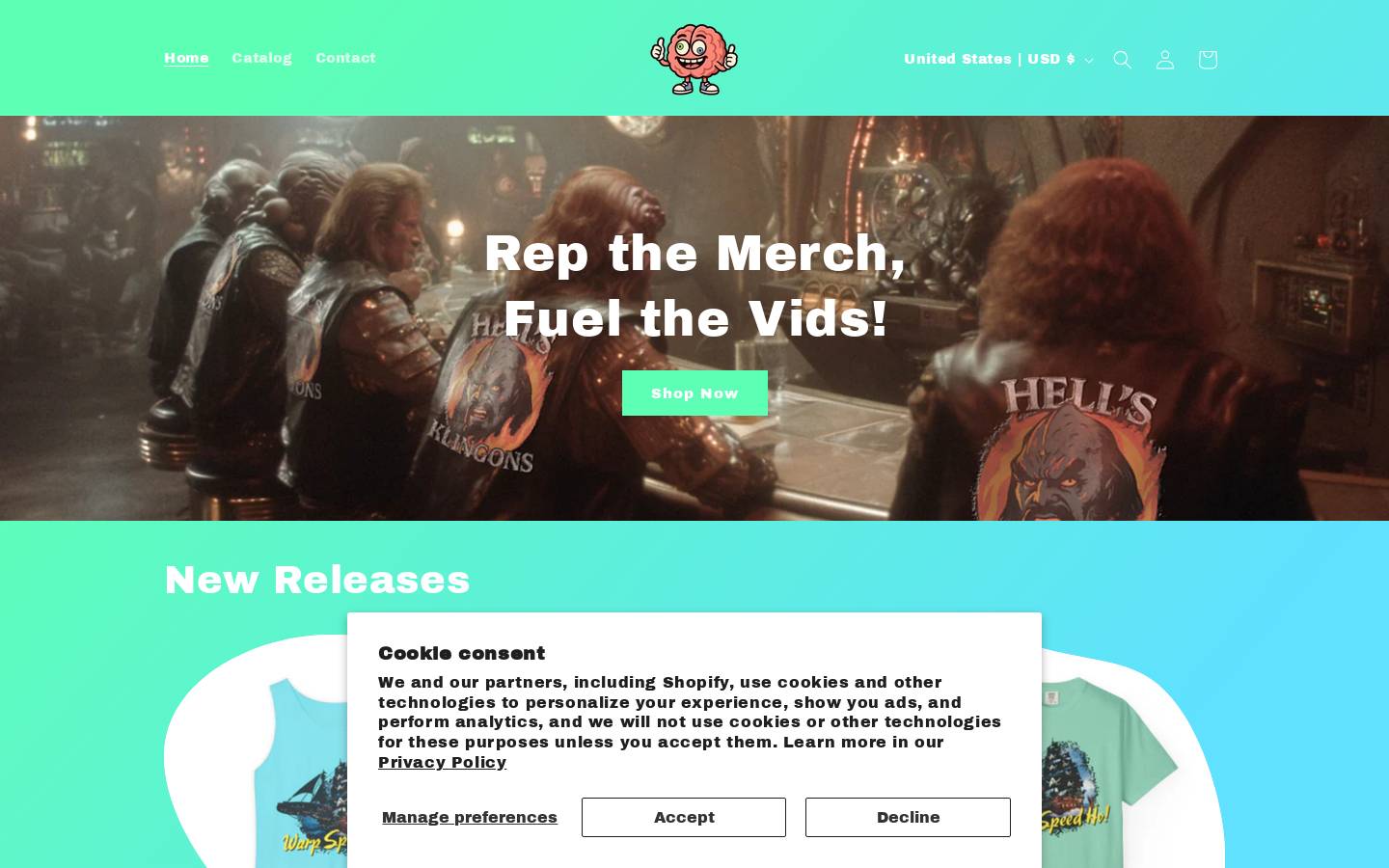 neuralderp.store homepage screenshot