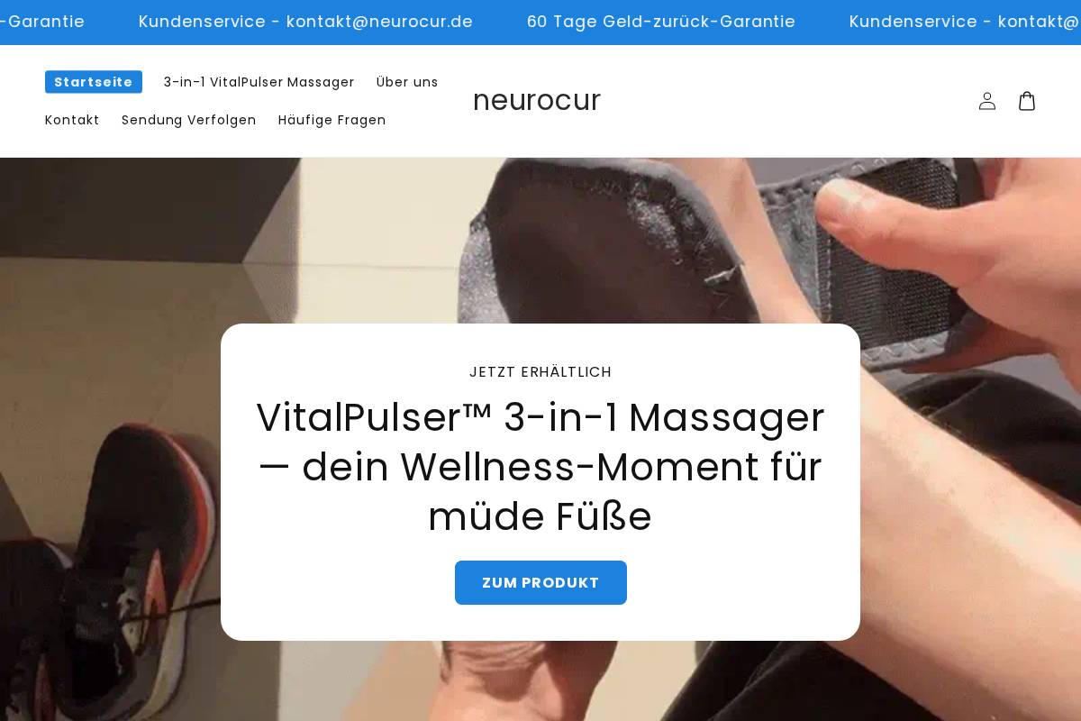 neurocur.de homepage screenshot