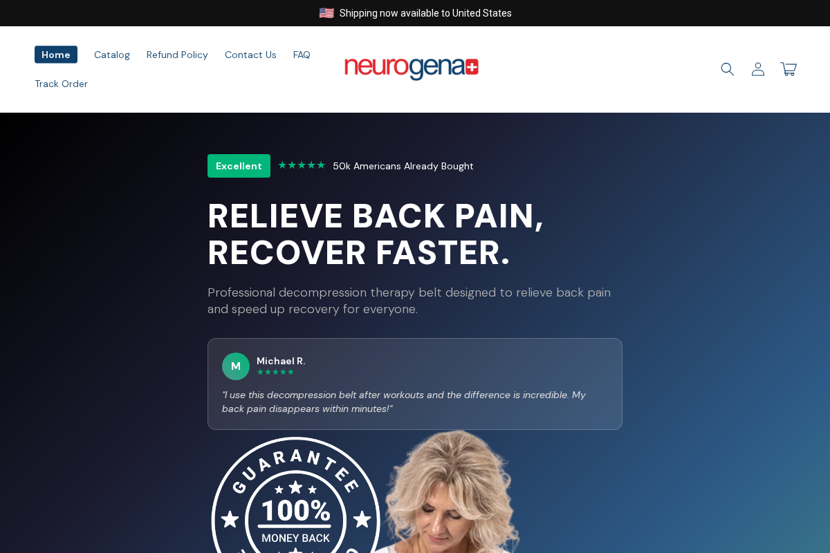 NEUROGENA.US homepage screenshot