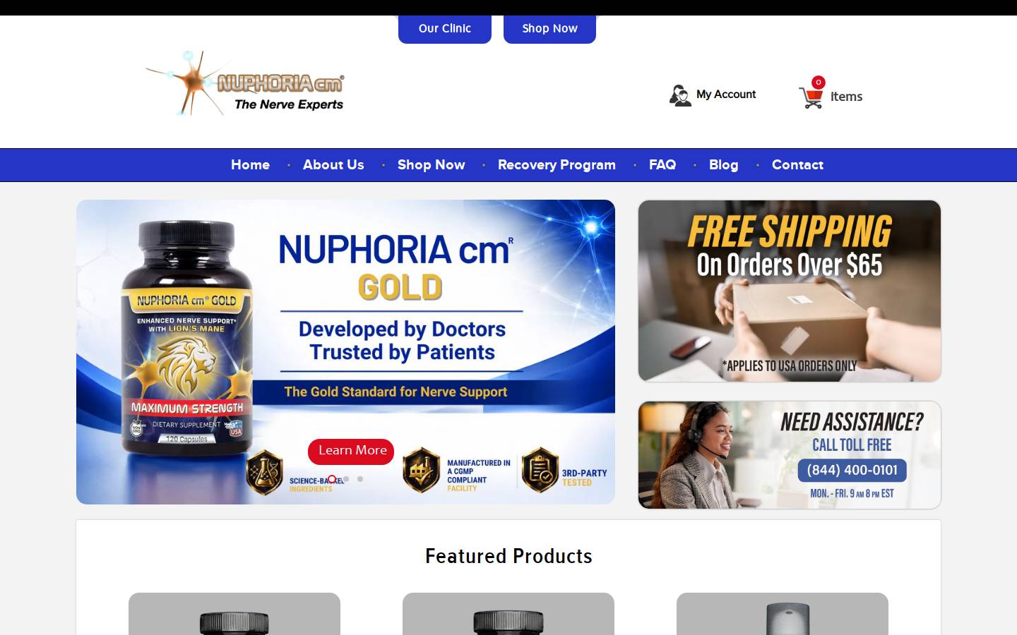 neuropathydoctorsa.com homepage screenshot