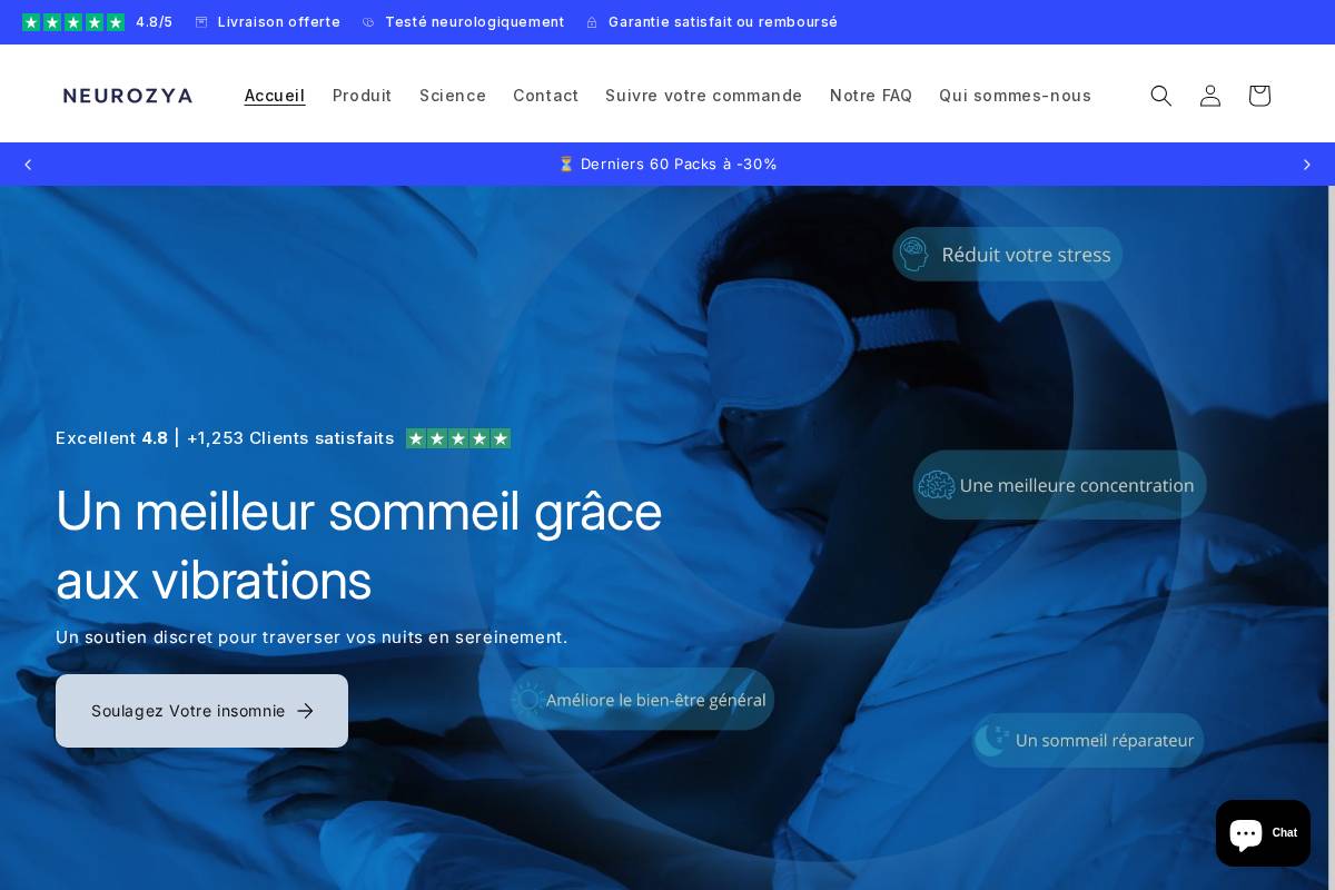 neurozya.com homepage screenshot