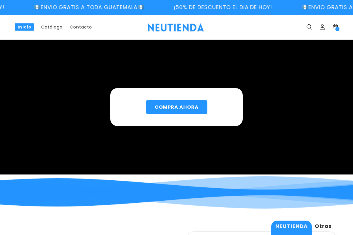 NEUTIENDA homepage screenshot