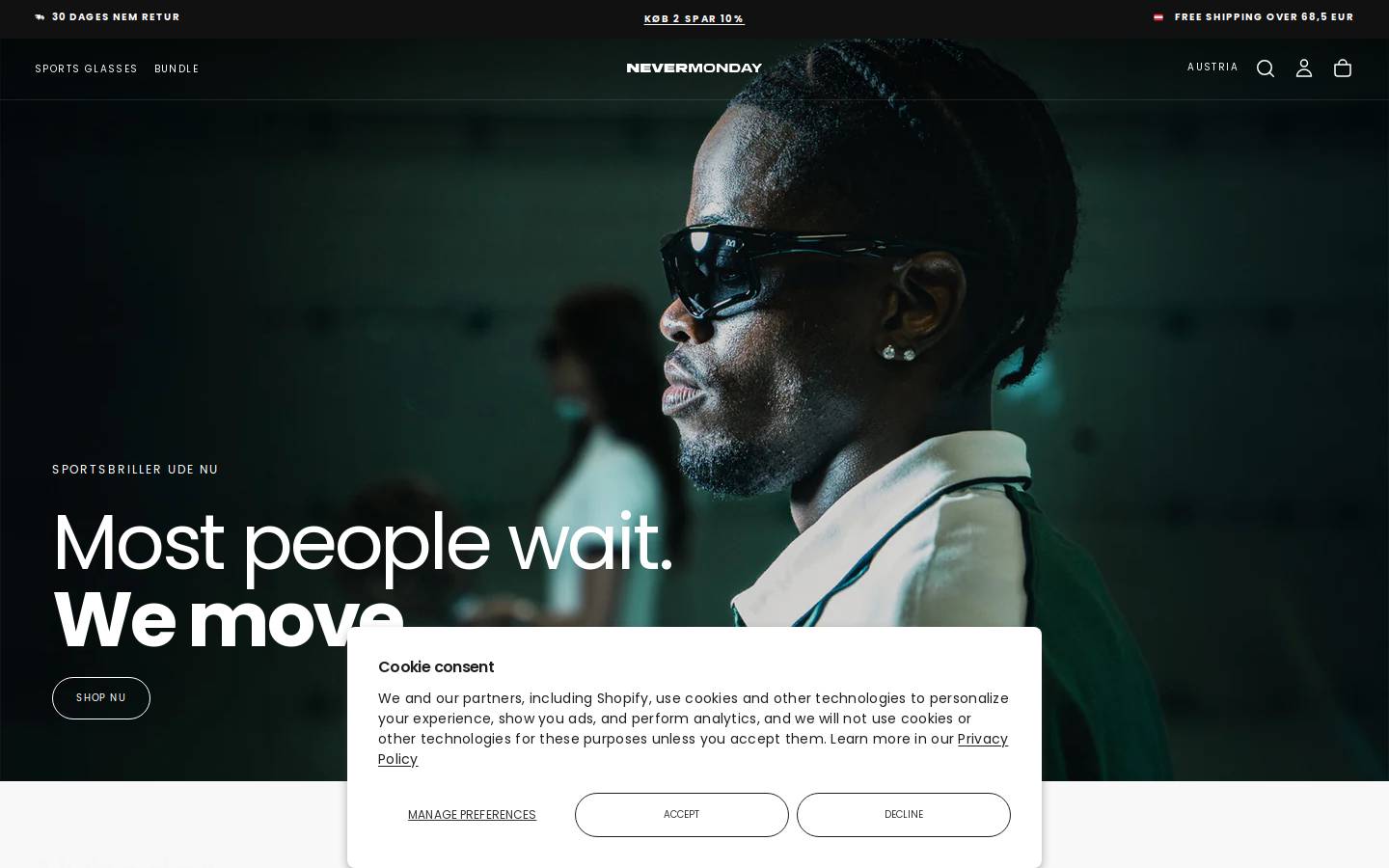 never-monday.com homepage screenshot