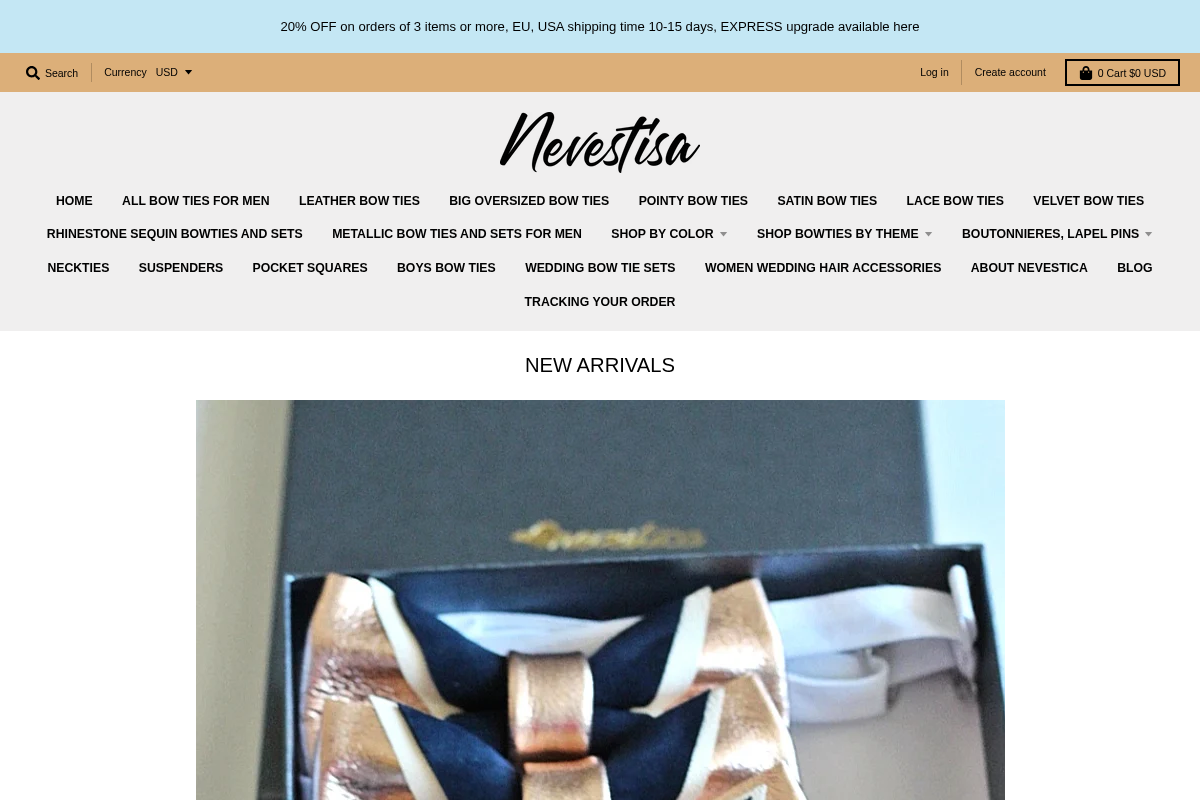 nevestica.com homepage screenshot