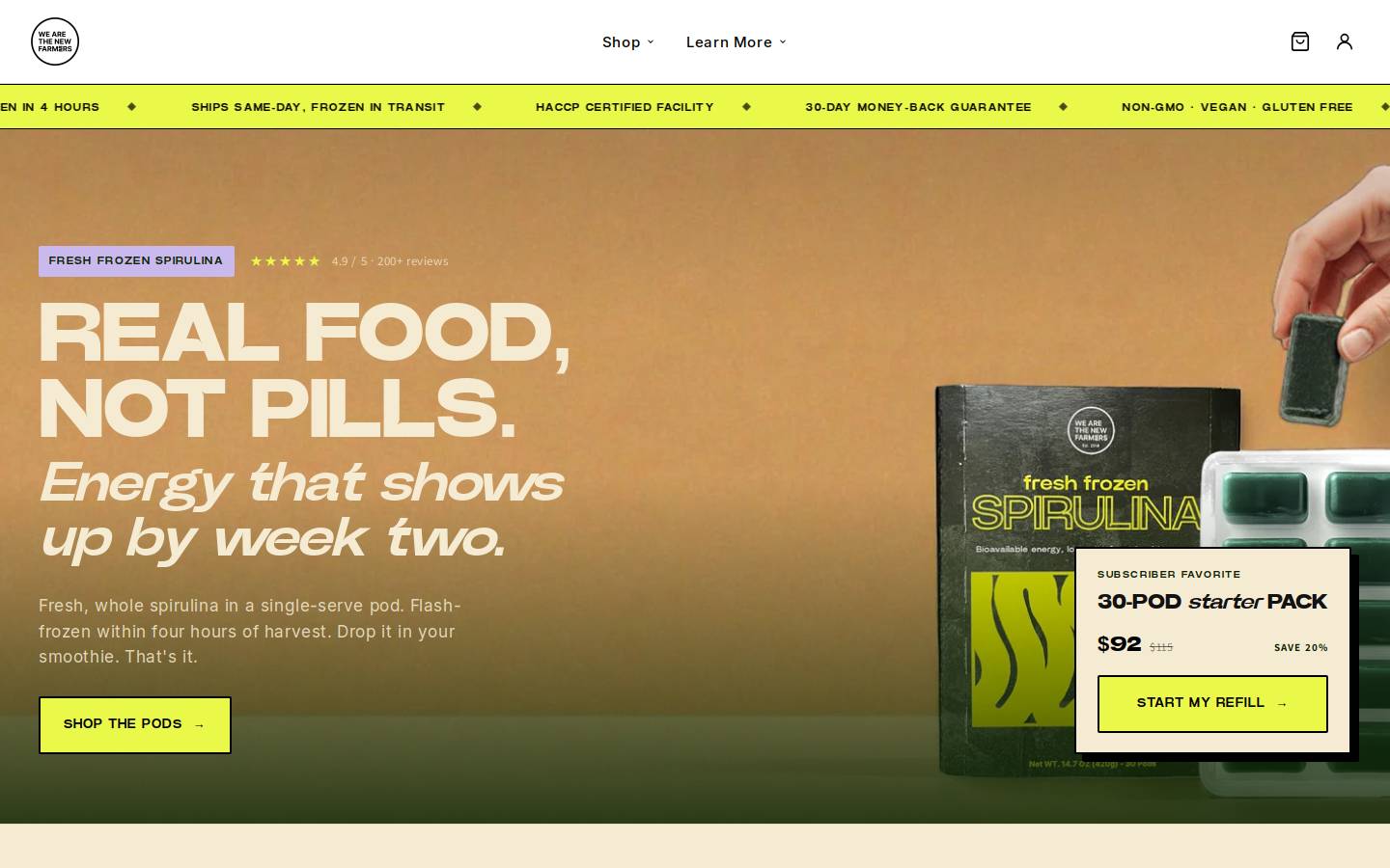 new-farmers.com homepage screenshot