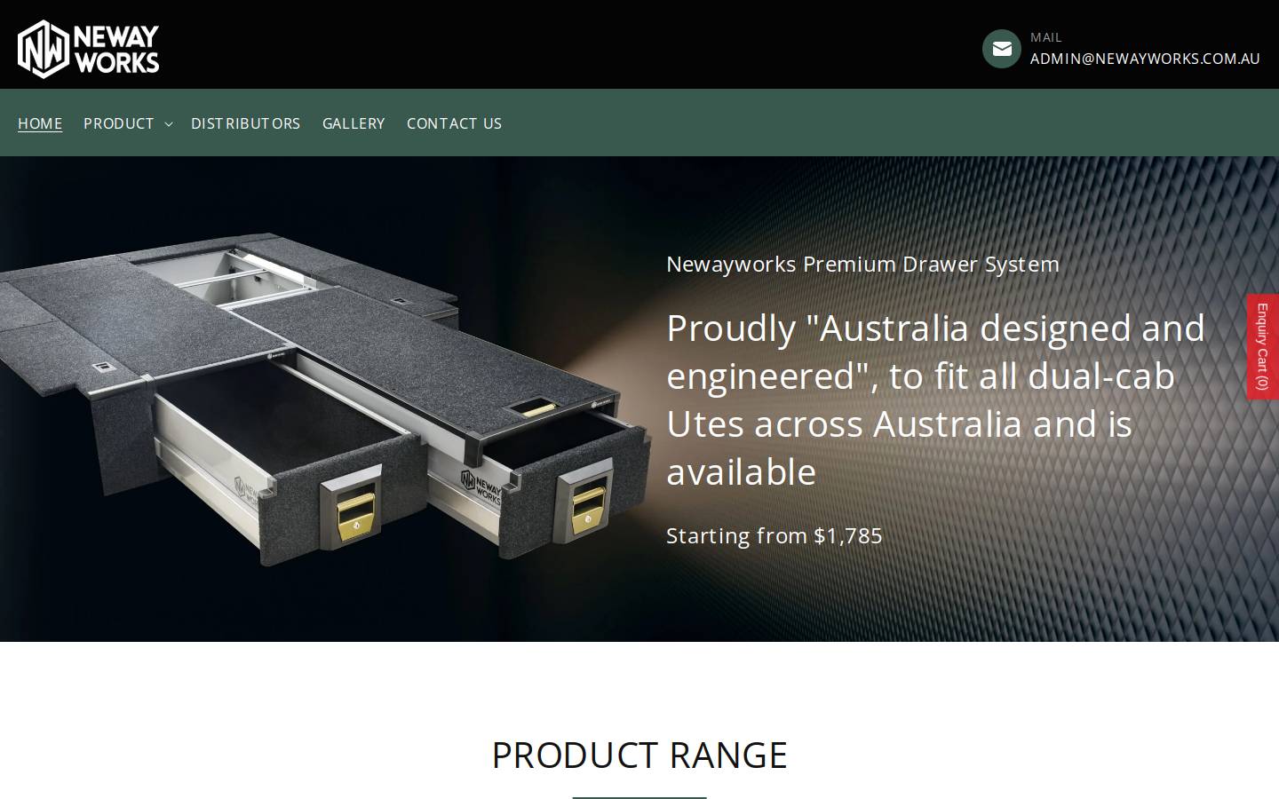newayworks.com.au homepage screenshot