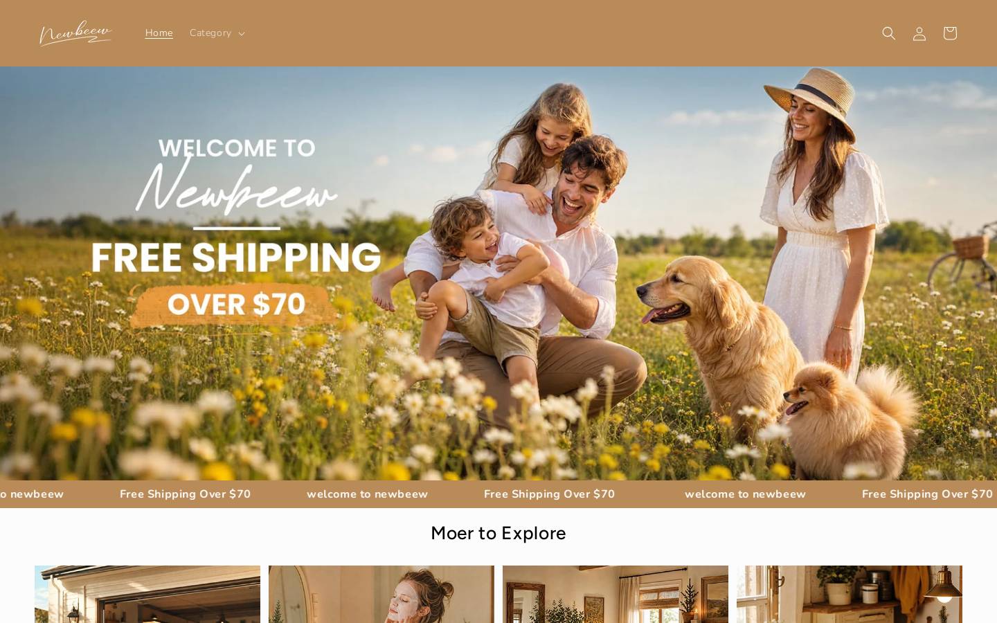 Newbeew homepage screenshot