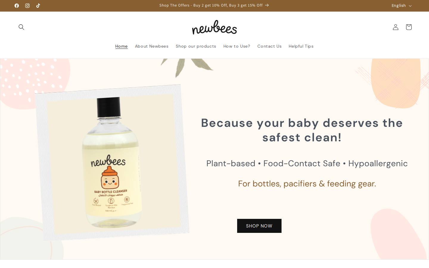 newbeez.co homepage screenshot