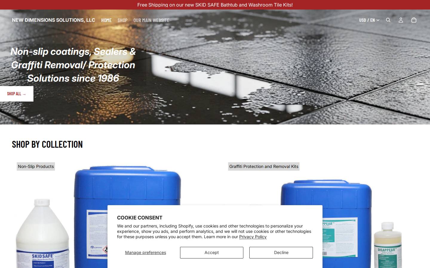 newdimensionssolutions.com homepage screenshot
