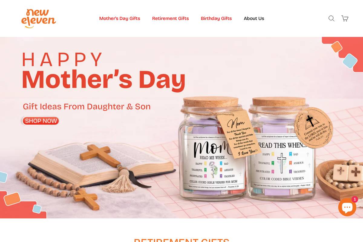 NewEleven homepage screenshot