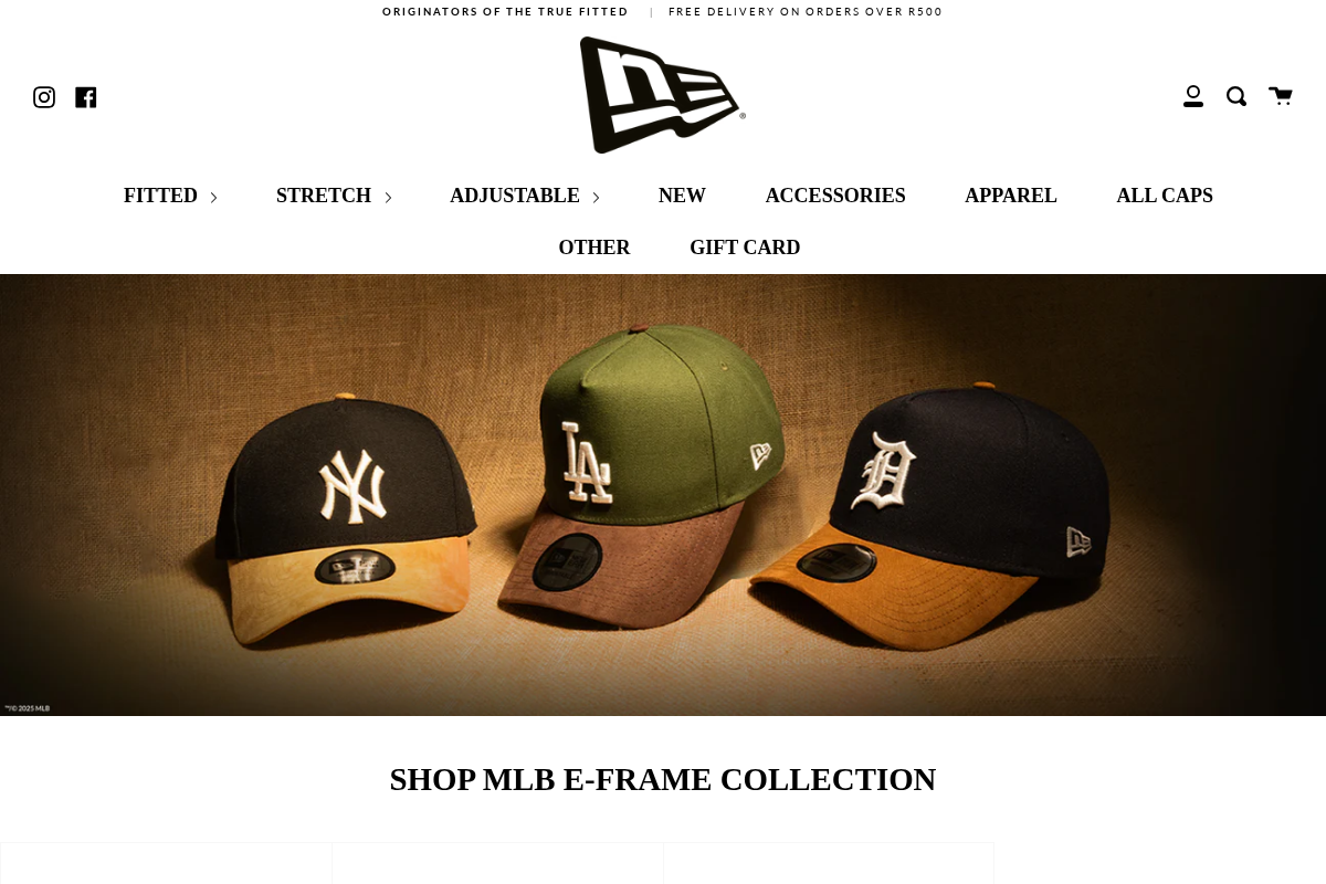 NewEra homepage screenshot